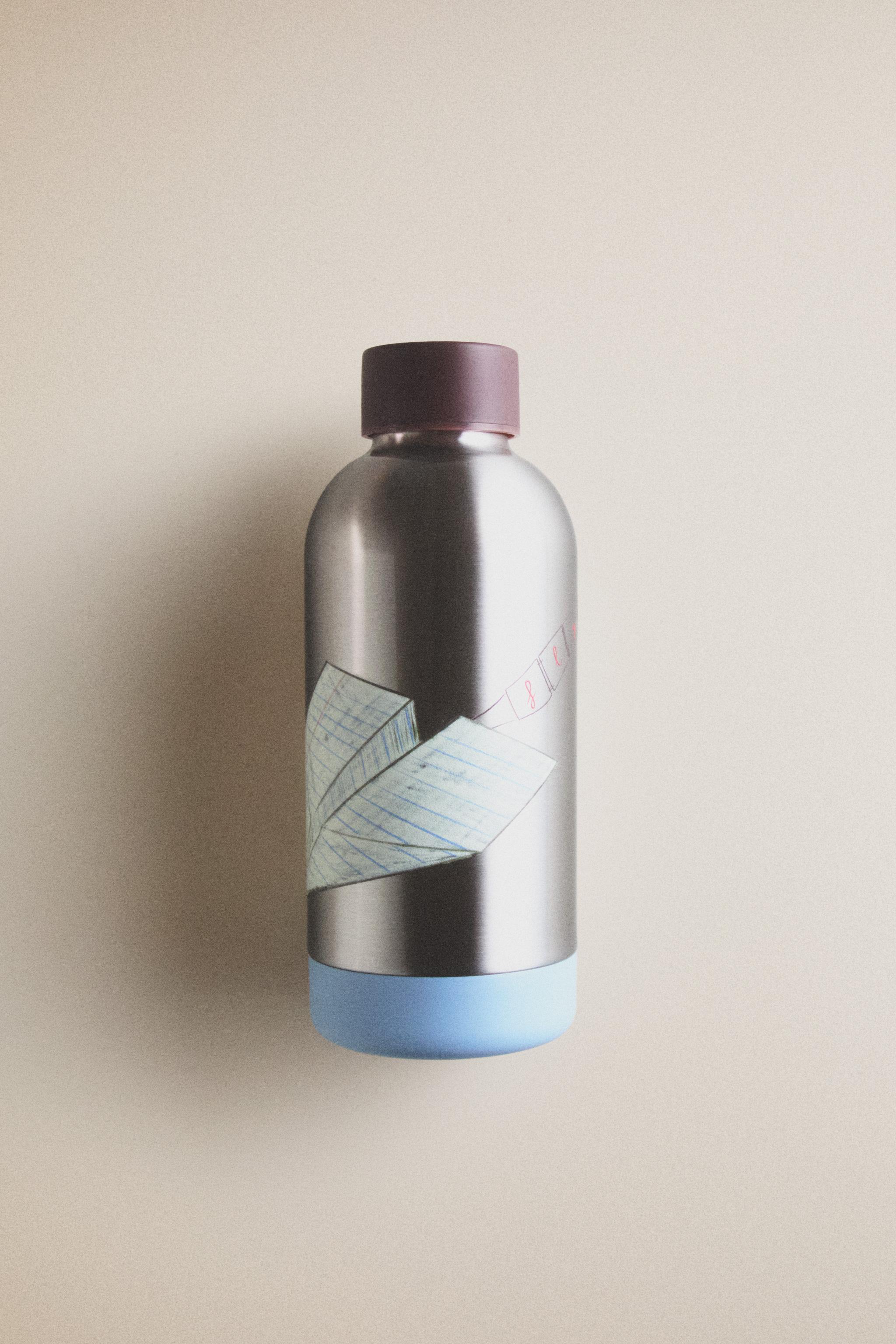 KIDS' STEEL PAPER AIRPLANE BOTTLE